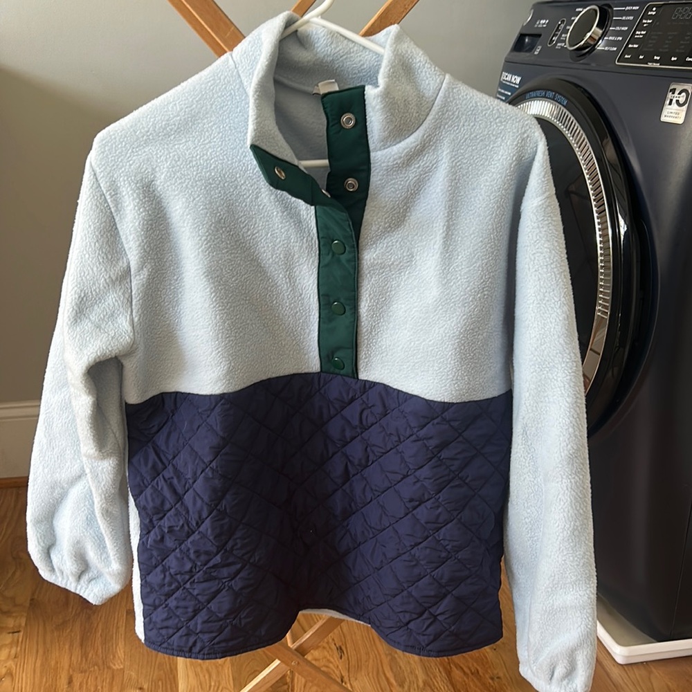 JCrew fleece, size small